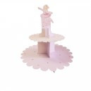 Pretty Ballerina 2 tier Pink Cake Stand